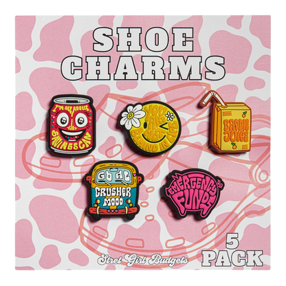 Strēt Girl Budgets Shoe Charms